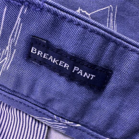 Vineyard Vines Breaker Pants All over print Blue Sail Boat Men’s 36x30 Golf NWT - Picture 14 of 16